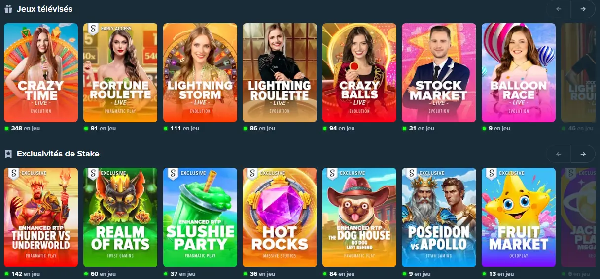 de beste gokkasten van Stake casino
