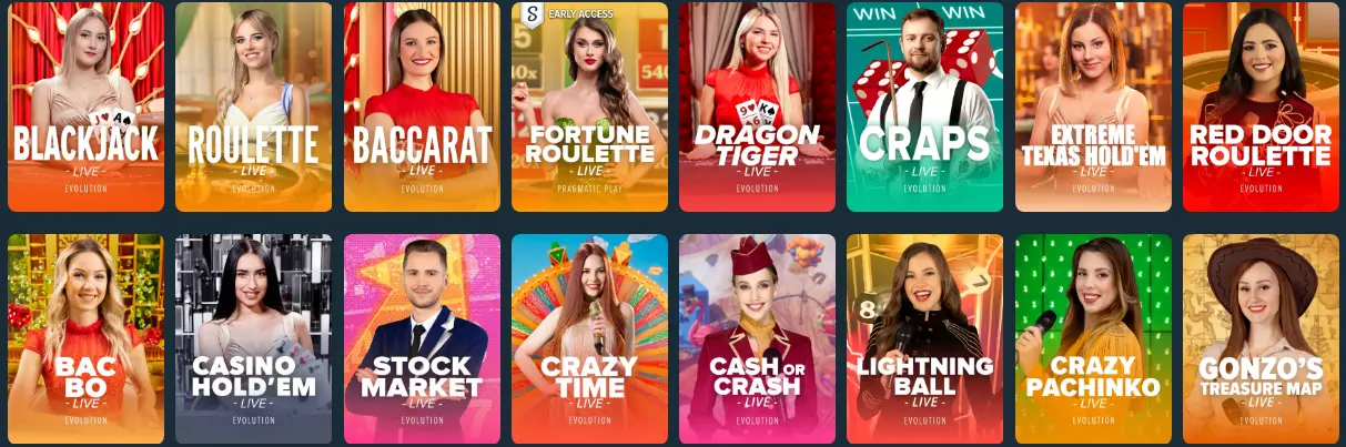 beste live casinospellen bij Stake Casino