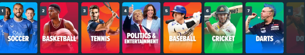 De soorten virtuele sporten die beschikbaar zijn bij Stake Casino